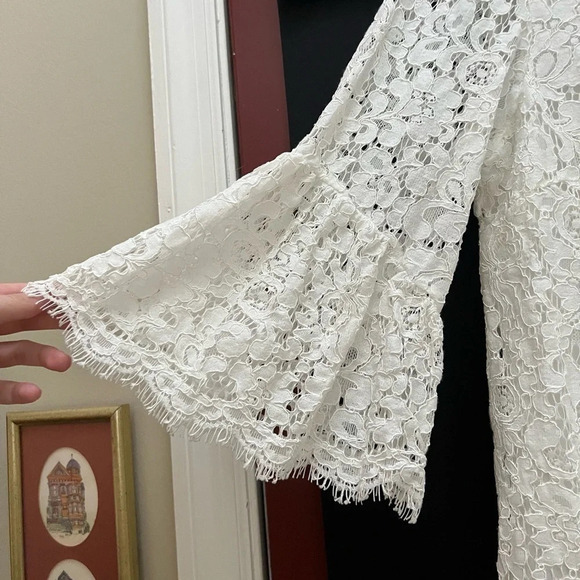 White Lace Blouse - Picture 5 of 5